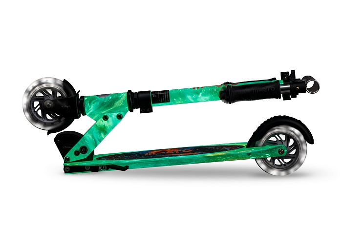 Самокат Micro Sprite Glow (светится в темноте) LED, Art Млечный путь — фото 18