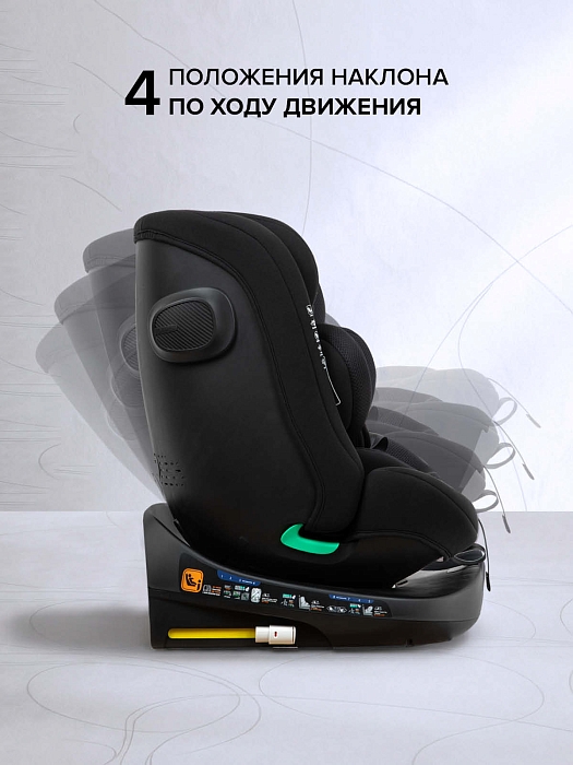 Автокресло группы 0/1/2/3 (0-36 кг) Pituso Roys Lux i-Size Black/черный — фото 11