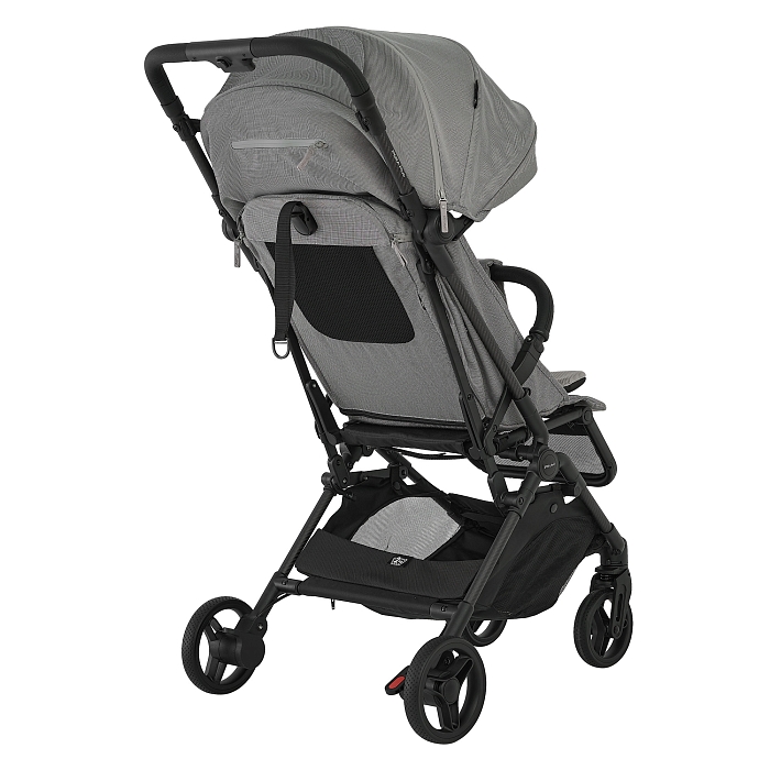 Прогулочная коляска Pituso Pera Plus серая — фото 19