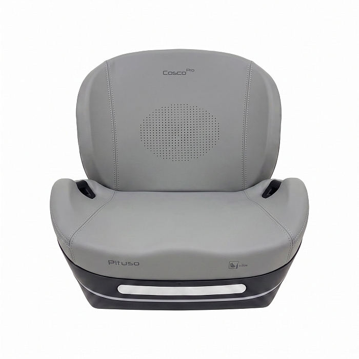 Автокресло группы 2/3 (15-36 кг) Pituso COSCO PRO (i-Size)Grey/Серый leather/кожа — фото 2