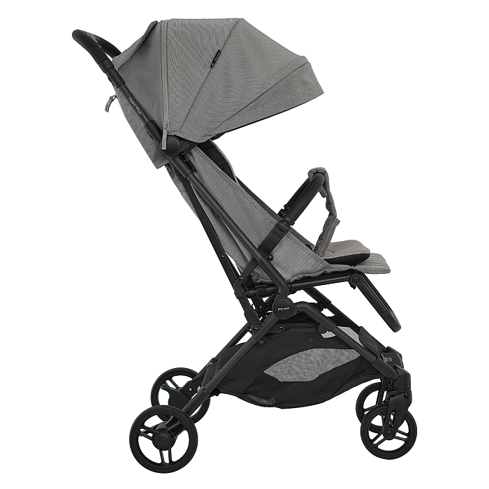 Прогулочная коляска Pituso Pera Plus серая — фото 10