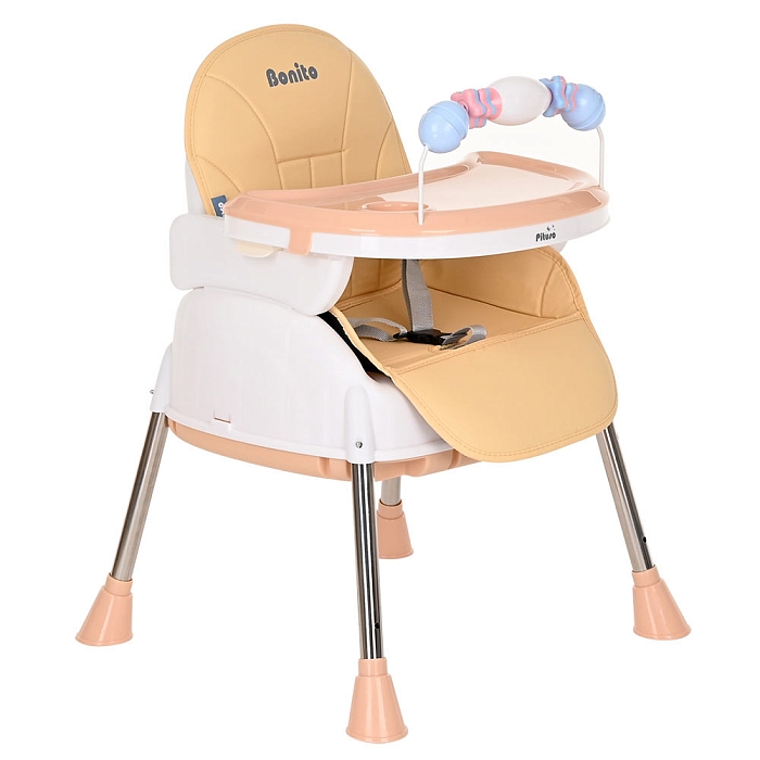 Стульчик для кормления Pituso Bonito Beige/Бежевый — фото 18