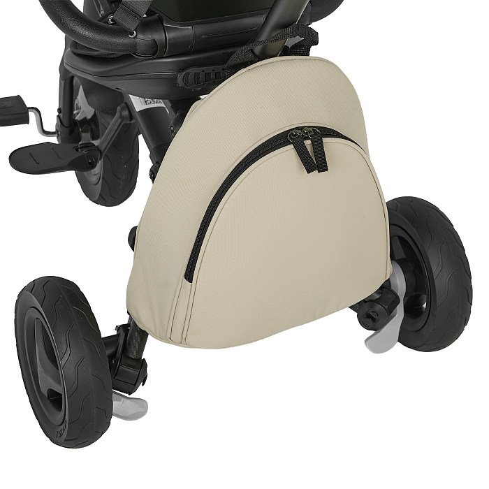 Велосипед трехколесный складной Qplay Nova+ Карбон бежевый — фото 10