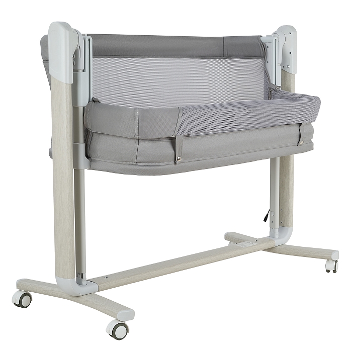 Колыбель Pituso 3 в 1 Denia на колёсах серый (дерев. рама) — фото 4