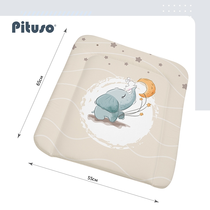 Пеленальный матрас Pituso Слоняшка — фото 3