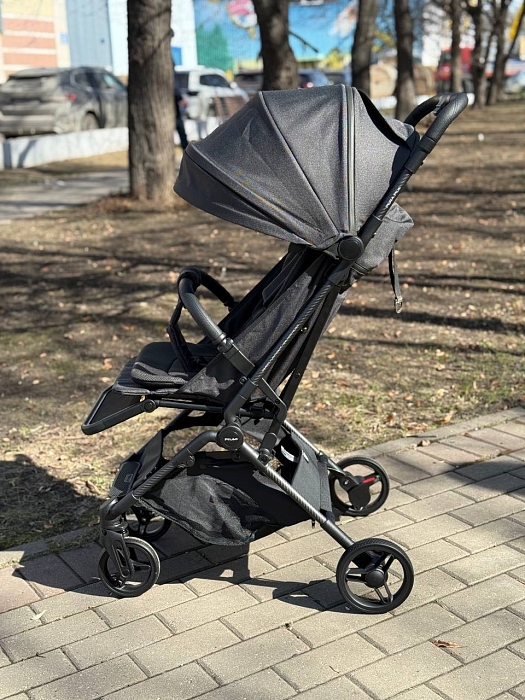 Прогулочная коляска Pituso Pera Plus магнетически серая  — фото 4