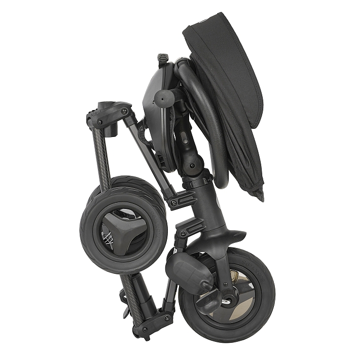 Велосипед трехколесный складной Qplay Nova+ Карбон черный — фото 20