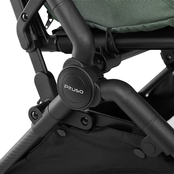 Прогулочная коляска Pituso Pera Plus зеленая — фото 25