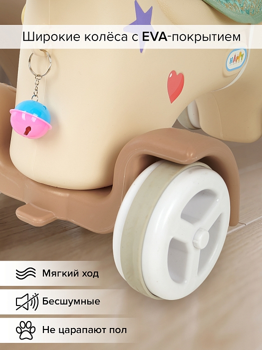 Качалка-каталка Pituso Единорог Brown/Коричневый — фото 17