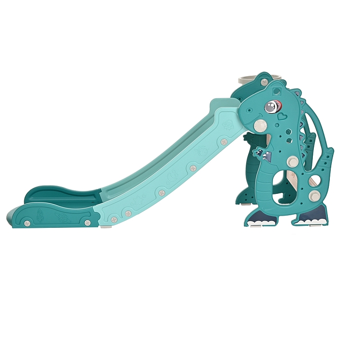 Детская горка Pituso Викки с баскетбольным кольцом Blue/Голубой — фото 8