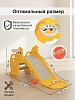 Детская горка Pituso Улитка с баскетбольным кольцом Yellow/Желтый — фото 8