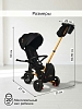 Трехколесный складной велосипед Qplay Nova+ Black-Gold/Черный-Золотой — фото 6