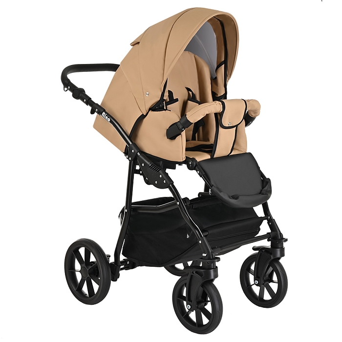 Коляска 2 в 1 Pituso Nino Кожа Camel — фото 19