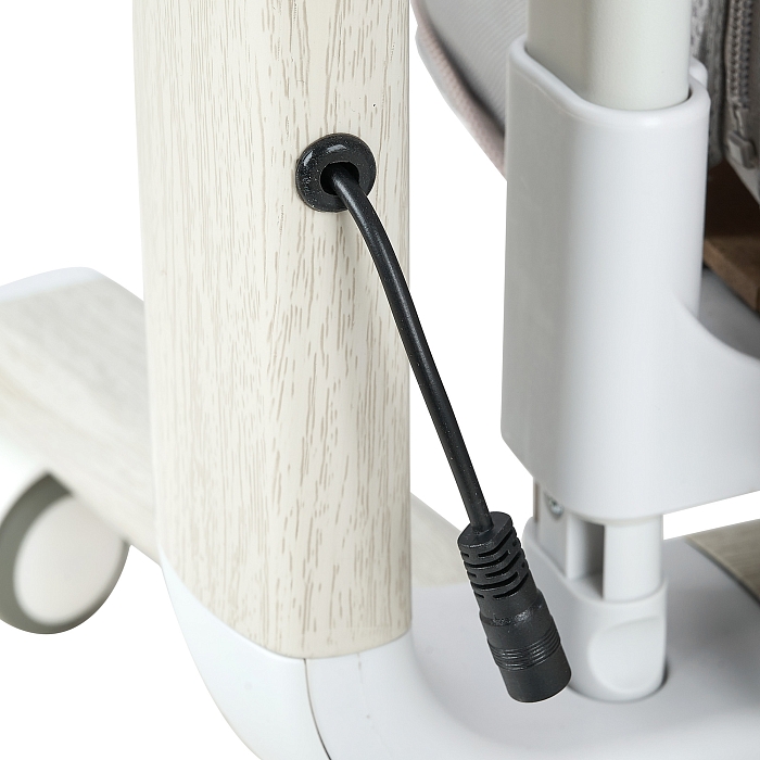 Колыбель Pituso 3 в 1 Denia на колёсах серый (дерев. рама) — фото 14