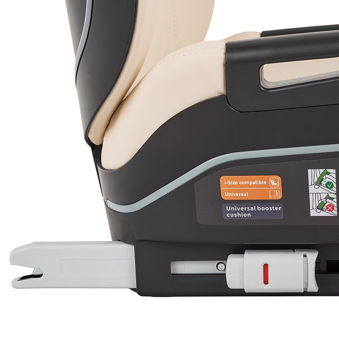 Автокресло группы 2/3 (15-36 кг) Pituso Cosco Pro (i-Size) Beige/Бежевый leather/кожа — фото 10