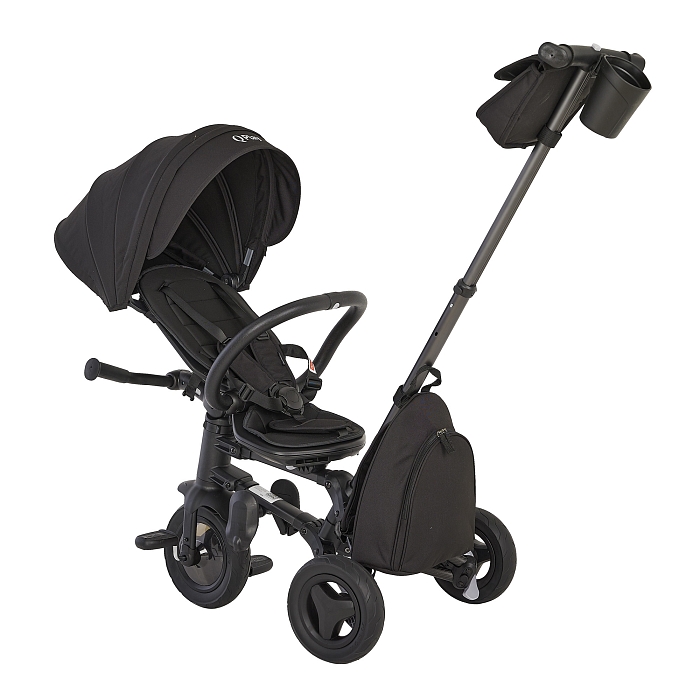 Велосипед трехколесный складной Qplay Nova+ Карбон черный — фото 7