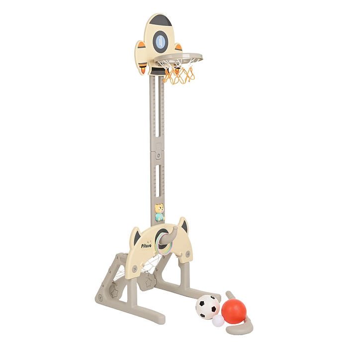 Стойка баскетбольная Pituso Space Rocket White/Молочный — фото 8