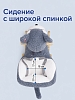 Качалка с сиденьем Pituso Собачка плюшевая, музыкальная, Серый — фото 6