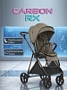 Прогулочная коляска Pituso Carbon RX бежевая с золотой рамой — фото 2