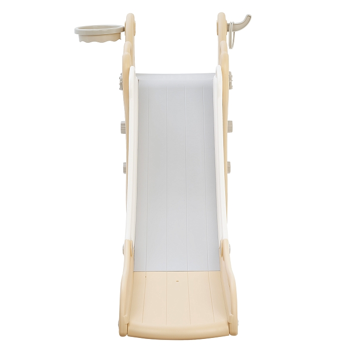 Детская горка Pituso с баскетбольным кольцом Морская звезда Бежевый — фото 8