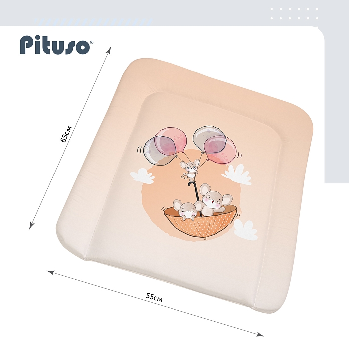 Пеленальный матрас Pituso Мышки-шарики — фото 3