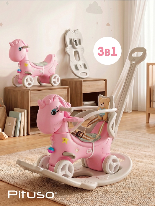 Качалка-каталка Pituso Ангел розовый — фото 6