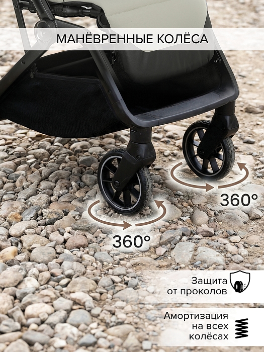 Прогулочная коляска Pituso Ice Pistachio — фото 9