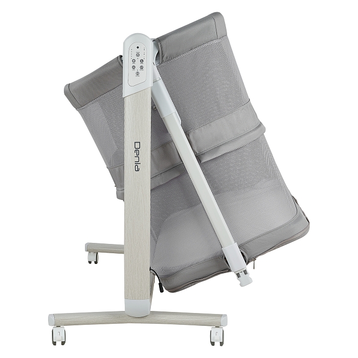 Колыбель Pituso 3 в 1 Denia на колёсах серый (дерев. рама) — фото 11