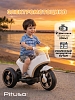 Электромотоцикл Pituso 6V/7Ah с двойным приводом белый (1) Электромотоцикл Pituso 6V/7Ah с двойным приводом белый — фото 1