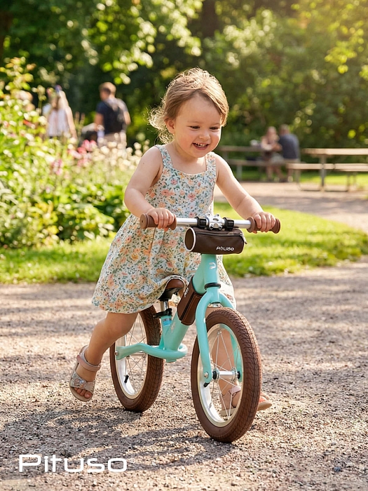 Беговел Pituso Jett с сумкой Light Green/Светло-зеленый — фото 9