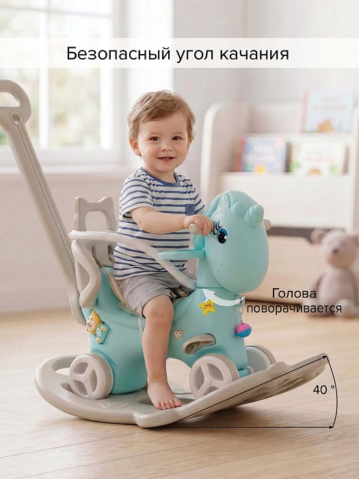 Качалка-каталка Pituso Ангел голубой — фото 4