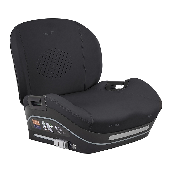 Автокресло группы 2/3 (15-36 кг) Pituso Cosco Pro (i-Size) Black/Черный leather/кожа — фото 1