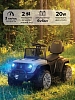 Электроквадроцикл Pituso 6V/4Ah с родительской ручкой серый (3) Электроквадроцикл Pituso 6V/4Ah с родительской ручкой серый — фото 3