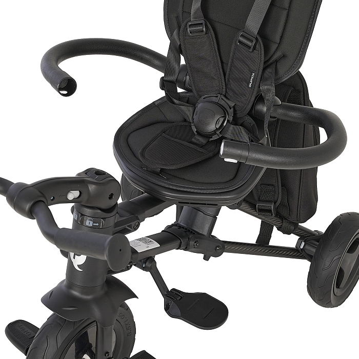 Велосипед трехколесный складной Qplay Nova+ Карбон черный — фото 9