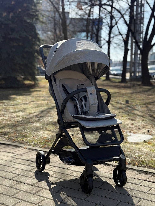 Прогулочная коляска Pituso Pera Plus серая — фото 2