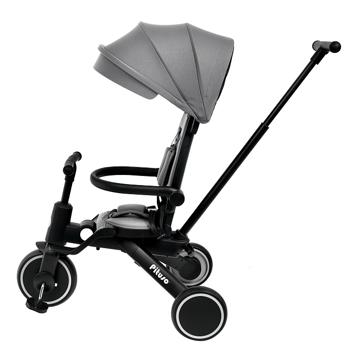 Велосипед трехколесный Pituso Leve Pro Grey/Серый — фото 14