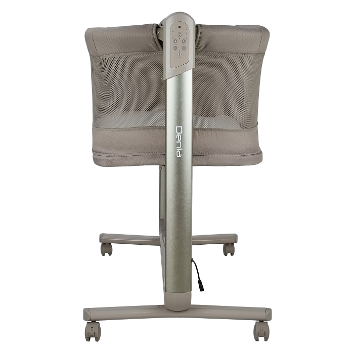 Колыбель Pituso 3 в 1 Denia на колёсах трюфель (серая рама)  — фото 3