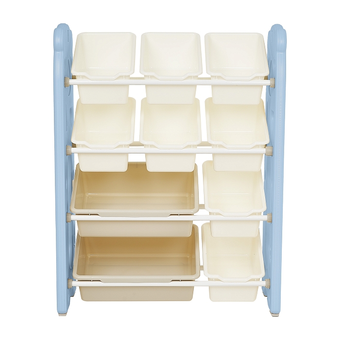 Стеллаж для игрушек Pituso с ящиками Балу 67х33х85 см голубой — фото 10