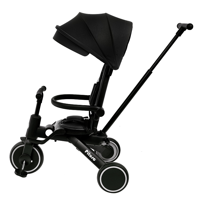 Велосипед трехколесный Pituso Leve Pro Black/Черный — фото 14