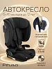 Автокресло группы 2/3 (15-36 кг) Pituso Prados Pro IsoFix Black/Черный — фото 1