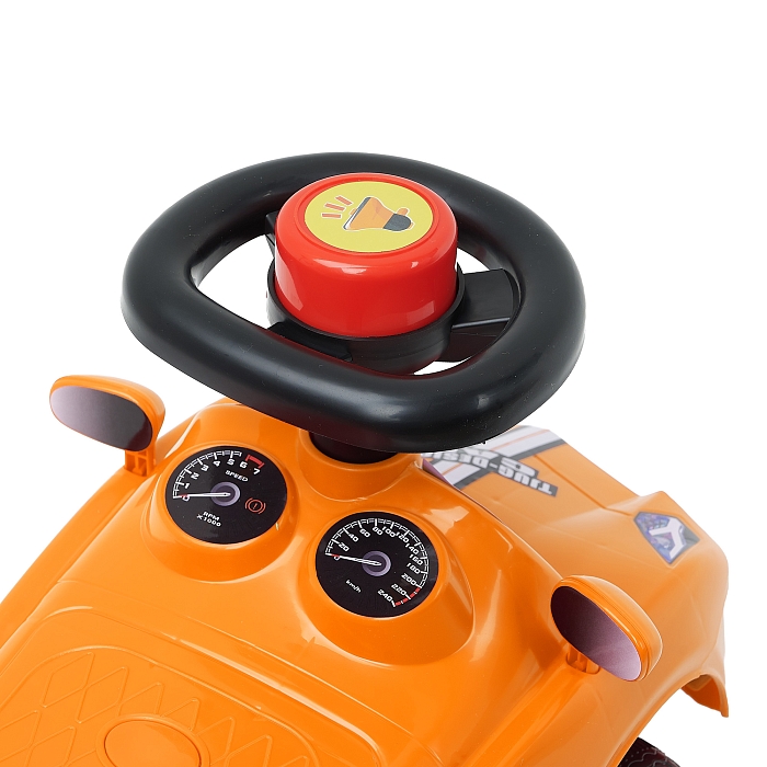 Каталка Pituso Гонщик оранжевый  — фото 6