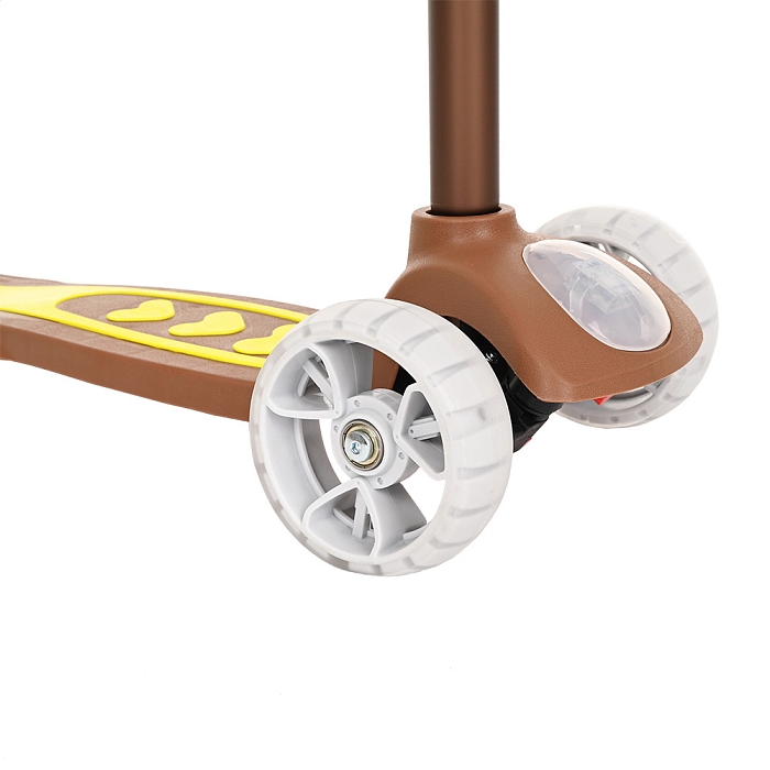 Трехколесный самокат Pituso EC-M08 Brown/Коричневый — фото 9