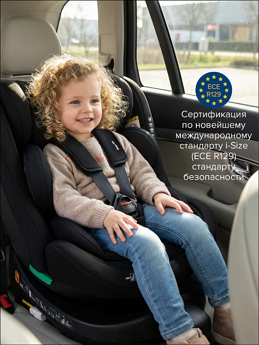 Автокресло группы 0/1/2/3 (0-36 кг) Pituso Roys Lux i-Size Black/черный — фото 2