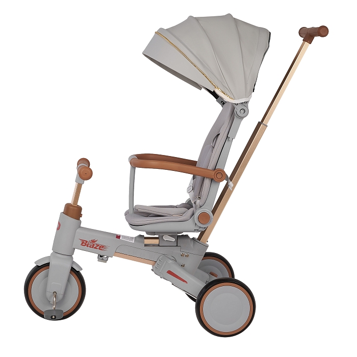 Велосипед трехколесный складной Pituso Blaze Grey/Серый — фото 2