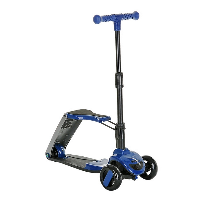 Трехколесный самокат Pituso 2в1 HD-S8 Blue/синий — фото 13