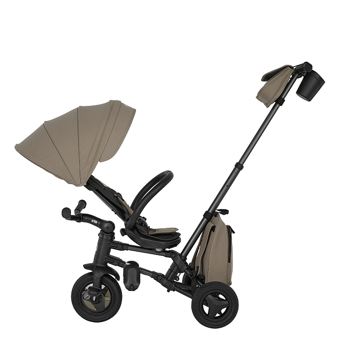 Велосипед трехколесный складной Qplay Nova+ Карбон кофе — фото 5