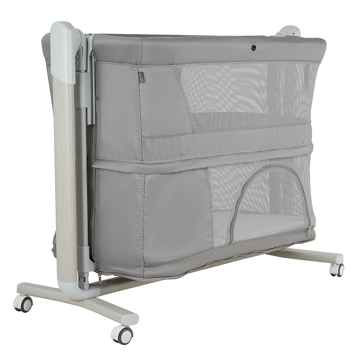 Колыбель Pituso 3 в 1 Denia на колёсах серый (дерев. рама) — фото 9