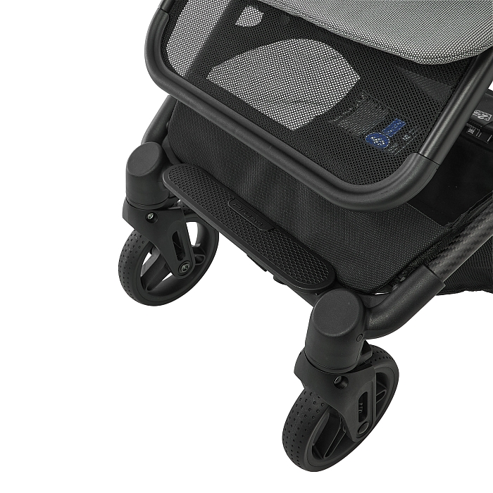 Прогулочная коляска Pituso Pera Plus серая — фото 31