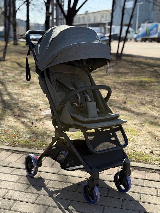 Прогулочная коляска Pituso Pera Plus зеленая — фото 2