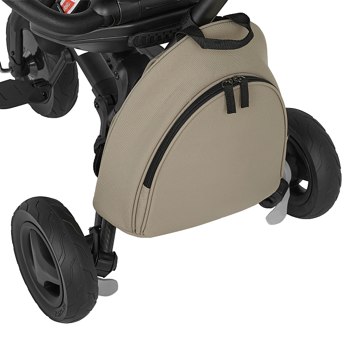 Велосипед трехколесный складной Qplay Nova+ Карбон кофе — фото 10